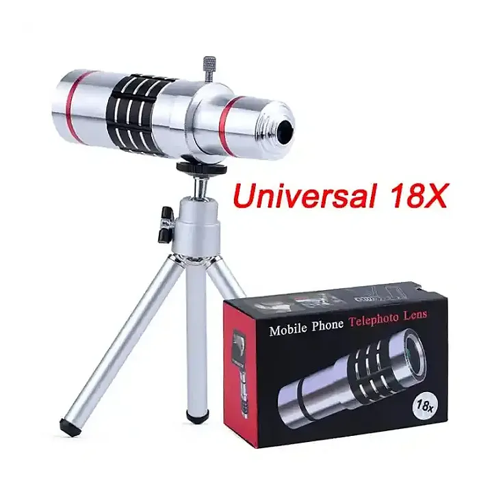 18X Mobile Zoom Lens with Tripod Stand For Mobile